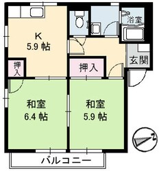 フレグランス本町の物件間取画像